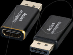 EB484-4K30 DisplayPort adapter, DP connector to HDMI socket