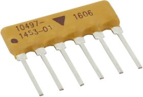 VTF (Standard) Conformal, Single In-Line Thin Film Resistor, Through Hole Network (Standard)