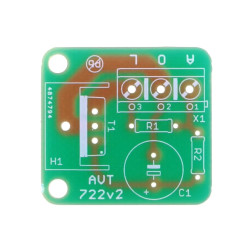 Nowoczesne oświetlenie kabiny, PCB do projektu AVT722