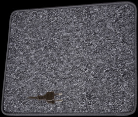 25203501 Heated rug, 230 V with 2.5-m cable