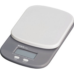 Maul 1623082 Letter Scales 2000g 0.5g/1g Battery Grey Expert Quality