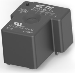 Relay, 1 Form A (N/O), 5 V (DC), 25 Ω, 30 A, 30 V (DC), 277 V (AC), monostable, 1-2071229-4