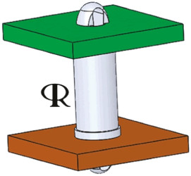 Wspornik słupkowy PCB DLCBST-2-01, Ø 2.54mm, H 3.2mm, 4mm , materiał: Nylonowe, Essentra