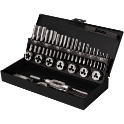 Toolcraft TO-7015521 Tap Tool Kit 32-Piece Steel Metric Sizes
