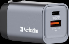 32200 USB charger, 35 W, 1x USB-C PD, 1x USB-A QC 3.0, GaN