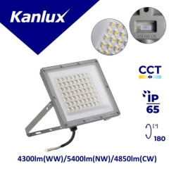 Projektor ACETE 50W CCT GR 4300lm(WW)/5400lm(NW)/4850lm(CW) 3000K/4000K/6500K IP65 szary 38493