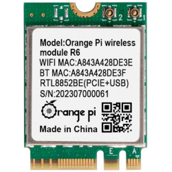 Karta sieciowa bezprzewodowa WiFi 6 Bluetooth 5.2 RTL8852BE PCIe M.2 E-KEY