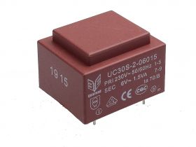 Transformator zalewany 1,5VA 230V / 6V 250mA