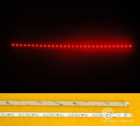 LISTWA LED 3528 30LED/0,49m 12V CZERWONY