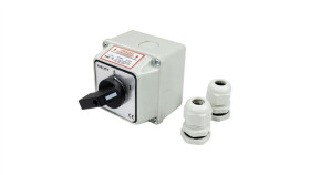 Łącznik Krzywkowy W Małej, Kompaktowej Obudowie Ip65 Hermetyczny 10A 0-1 4P...