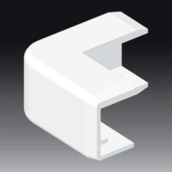 Pokrywa narożna zewnętrzna dla kanałów LV 18X13 biała 8736_HB