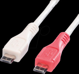 11.99.8307 Charging cable, Micro USB-B -> Micro USB-B, 30 cm