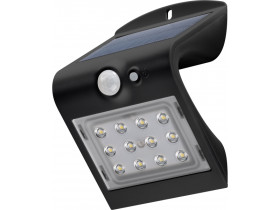 LED solar wall light with a motion sensor, 1.5 W, black - lighting...