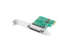 Karta PCI EXPRESS LPT (DB25) X1 LANBERG + śledź LOW PROFILE