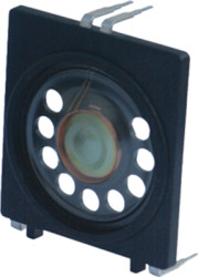 Miniature speaker, 100 Ω, 83 dB, 7 kHz, black, FE36100PC/W FR3/MG3-HAT