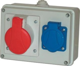 Rozdzielnica budowlana RS-06 32A/5P + Gs 230V 06.325