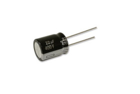 Kondensator 10μF 400V dc Radialny, Otwór przelotowy Nichicon 10 (Dia.) x 20mm
