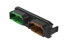 Złącze samochodowe 24-pinowe Amphenol Industrial 2-rzędowe Męski 7.5A Armor IPX Płytka drukowana Lutowane Złącze