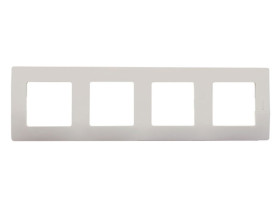 NILOE Ramka 4 poczwórna kremowa 665014 LEGRAND