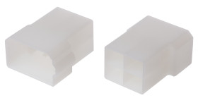 Obudowa do konektorów zaciskanych 6.35mm Wtyczka 4-pinowe Naturalny 22.9mm