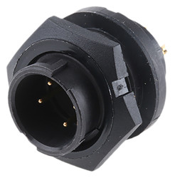 Złącze okrągłe 4-pinowe Standard Panel Wtyk Switchcraft Męski IP68, IP69K EN3