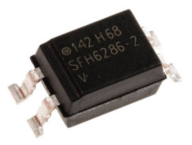Transoptor SFH 6286-2T z tranzystorem 1-kanałowy AC 63% SMD 4 Vishay