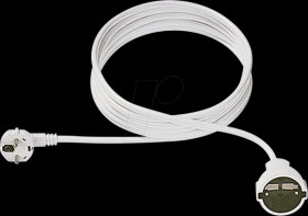 341.287 extension cable, 230V 4m white