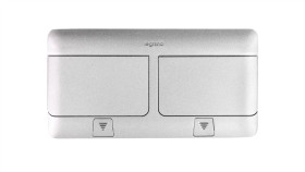 Pop-Up Puszka Podłogowa 100X210x61,2Mm 6-Modułowa Aluminium 054012