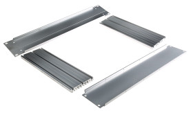 Obudowa do montażu w stelażu 19 cali 2U 88.1 x 280mm Naturalny nVent SCHROFF