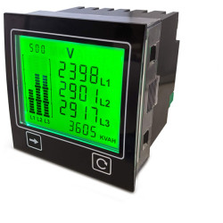 Trumeter APM-PWR-APO- APM 3-Phase Power Meter Modbus RTU 100-277V AC PSU