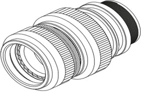 Cable gland for circular connector, CH5547-000