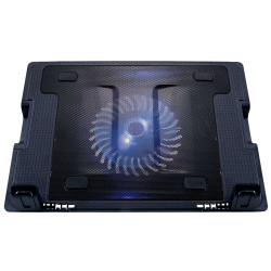 Conceptronic CNBCOOLSTAND1F Laptop cooling stand height-adjustable black plastic