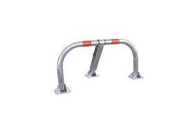 Składana barierka parkingowa Bariera parkingowa Szary