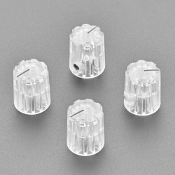 Clear Micro Potentiometer Knob - 4 pack