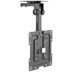 My Wall HL 45-2 L Monitor ceiling mount Black Tiltable Rotatable Roof mount