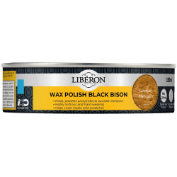 Liberon 126869 Black Bison Wax Paste Georgian Mahogany 150ml