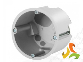 Puszka dźwiękoszczelna SP3700 60 mm z membranami fi 68 mm x gł.58 mm szara 83144002 SIMET