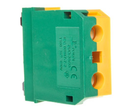Złączka szynowa 2-przewodowa 35mm2 żółto-zielona ZUO 35/35 R33RA-01020100601