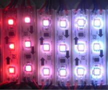 Pasek z 3 diodami LED RGB oraz WS2811