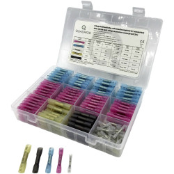 Quadrios 2011C397 Butt Joint Heatshrinks 340 Pcs 0.3-6 mm&#xB2; 3:1 Ratio