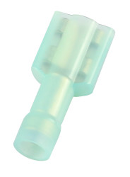 Konektor płaski Żeński 0.8 x 6.35mm 1,5 → 2,5 mm², 16 → 14 AWG długość 22.5mm Izolacja: Izolowane Cyna