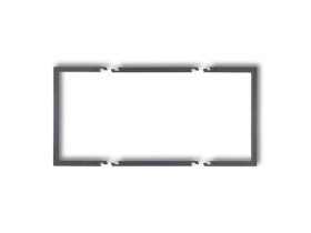 DECO Ramka wypełniająca 2 podwójna grafitowy 11DRW-2 KARLIK