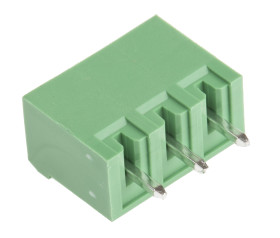 Klucz polaryzacyjny 3 -pinowe raster 5mm Przewlekany Męski RS PRO