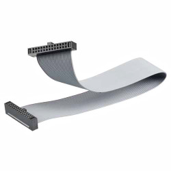 Złącze IDC 40-pinowe 2-rzędowe raster: 1.27mm Żeński Montaż na kablu HARWIN