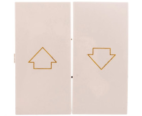 Simon 54 Klawisz do przycisku żaluzjowego SZP1WM kremowy DKZP1W/41