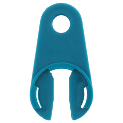 Uchwyt do pastylek ibutton DS1990 turkusowy, konstrukcja półotwarta