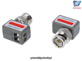 Konwerter pasywny BNC-UTP "Video Balun" 2szt.