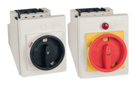 Przełącznik izolacyjny, Płytka przednia