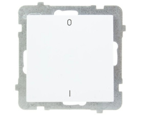 AS Łącznik podwójny biały ŁP-11G/m/00