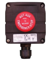 Wyłącznik awaryjny w obudowie Ex BARTEC A020078 07-3511-10 N81 2NC 1xM20 ATEX